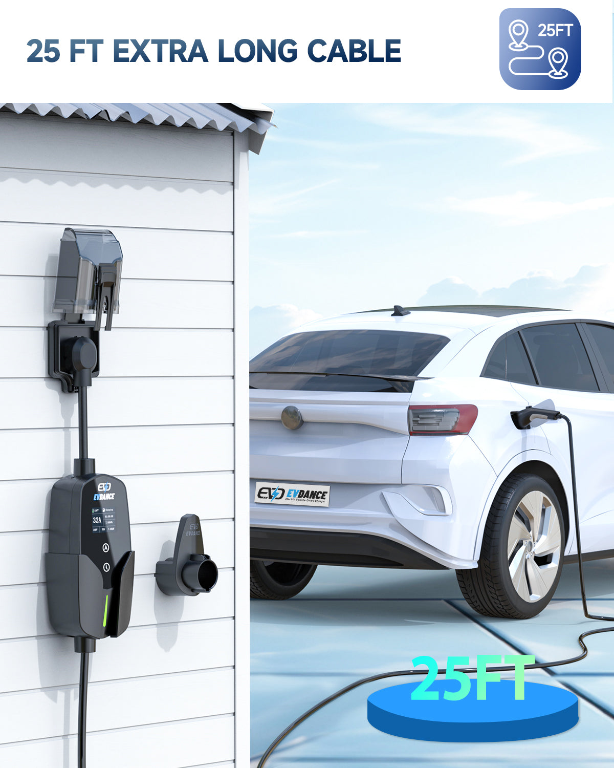 EVSloth Level 2 NEMA 14-50 32A J1772 Portable EV Charger - Image 9