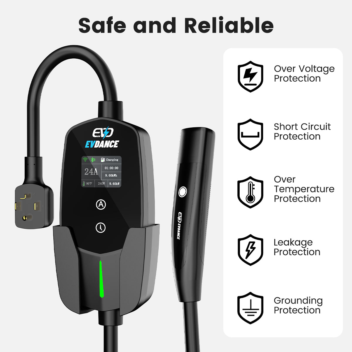 EVSloth Level 2 NEMA 14-30 24A NACS Portable EV Charger - Image 11