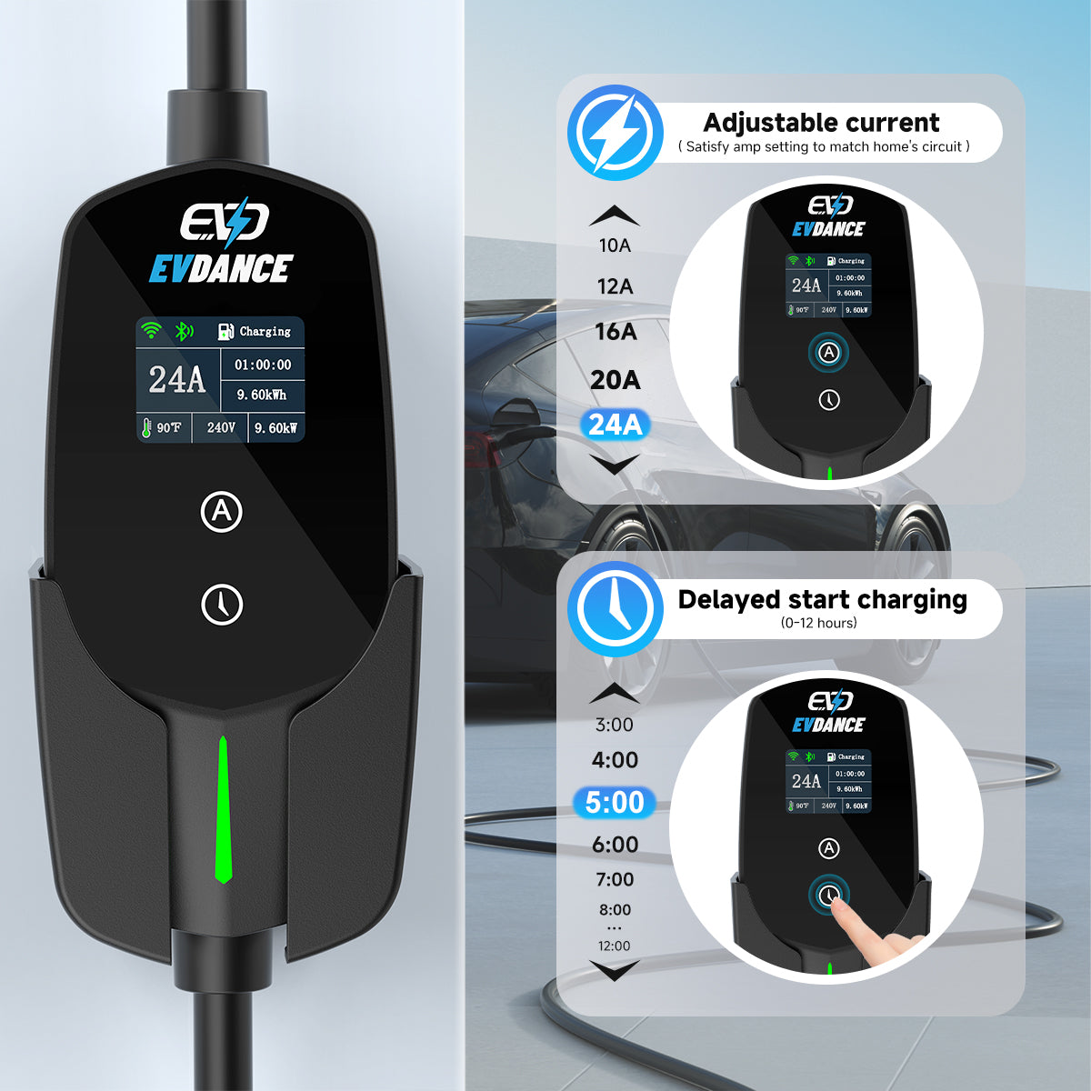EVSloth Level 2 NEMA 14-30 24A J1772 Portable EV Charger - Image 14