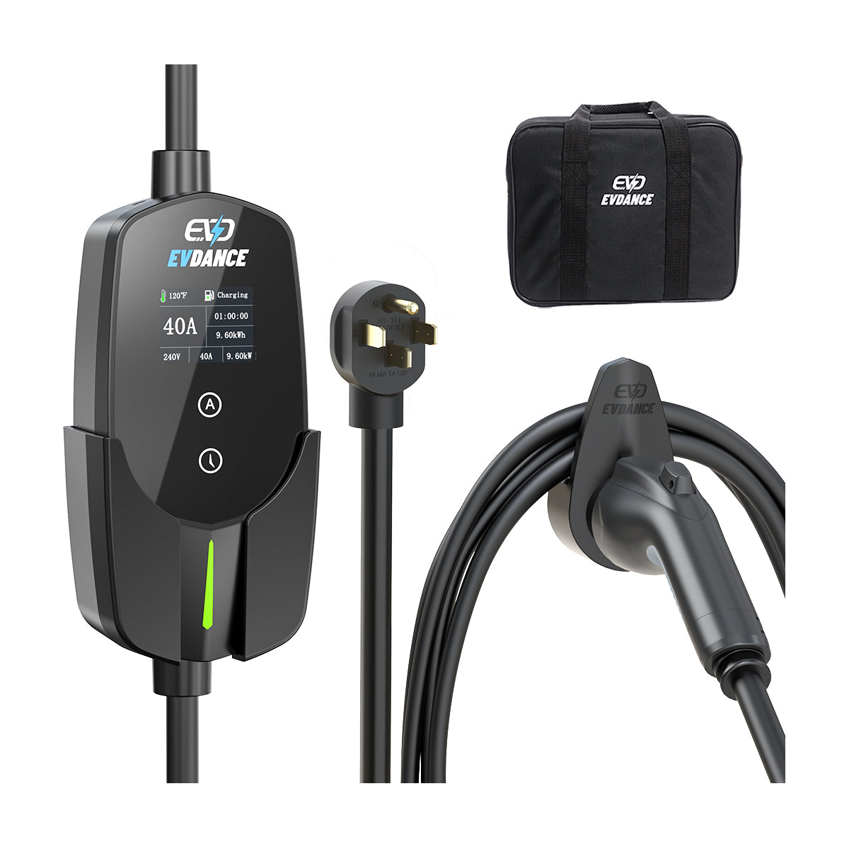 EVSloth Level 2 NEMA 14-50 40A J1772 Portable EV Charger
