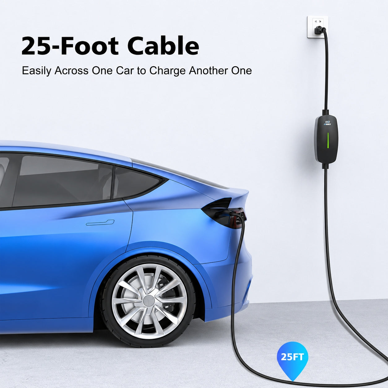 EVSloth Level 1&2 EV Charger NEMA 6-20 NACS Portable Dual Plug In - 12/16A - Image 13