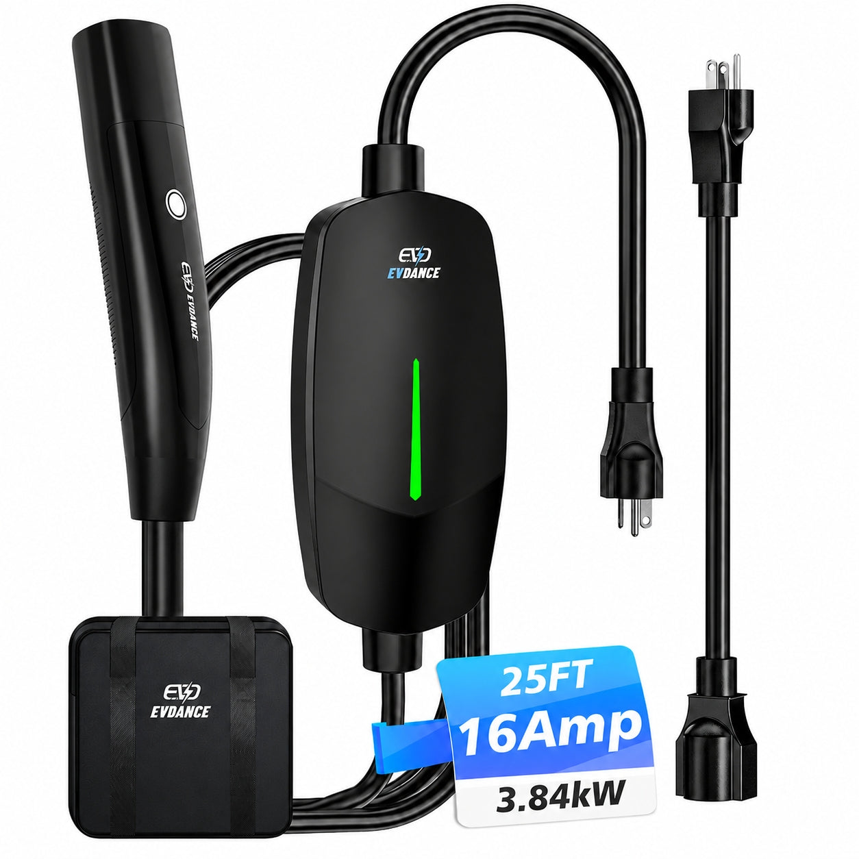 EVSloth Level 1&2 EV Charger NEMA 6-20 NACS Portable Dual Plug In - 12/16A - Image 10