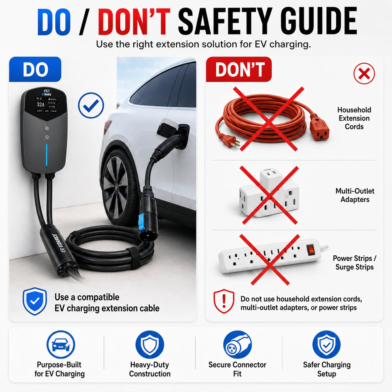 EVSloth 50A Tesla EV Charging Extension Cable/Cord - Image 7