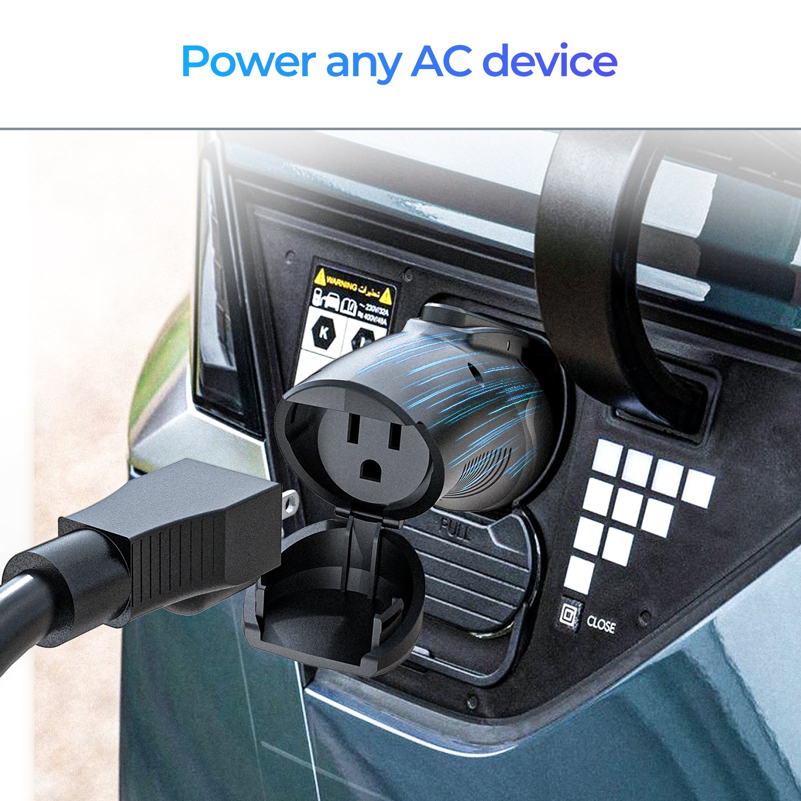 EVSloth V2L Adapter for Hyundai Ioniq 5 & Ioniq 6,Kia EV6 15 Amp - Image 2