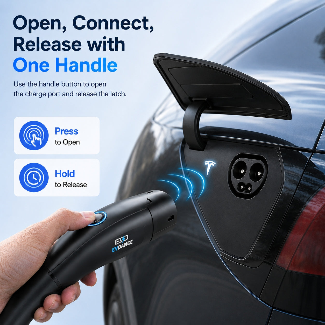 EVSloth Level 2 NEMA 14-50 32A Tesla/NACS Portable EV Charger - Image 4