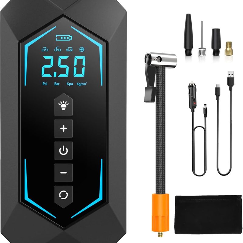 EVSloth Tire Inflator Portable Air Compressor 150PSI Dual Power