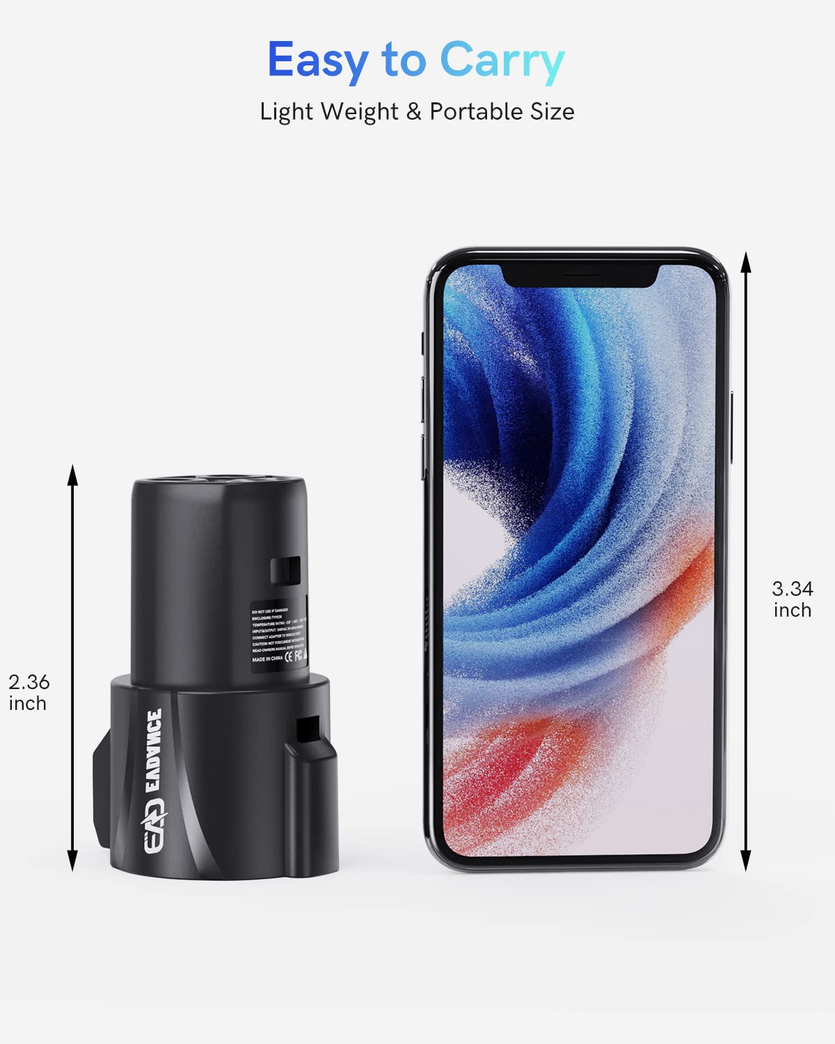 EVSloth SAE J1772 to Tesla Charging Adapter 80 Amp/ 240V - Image 7