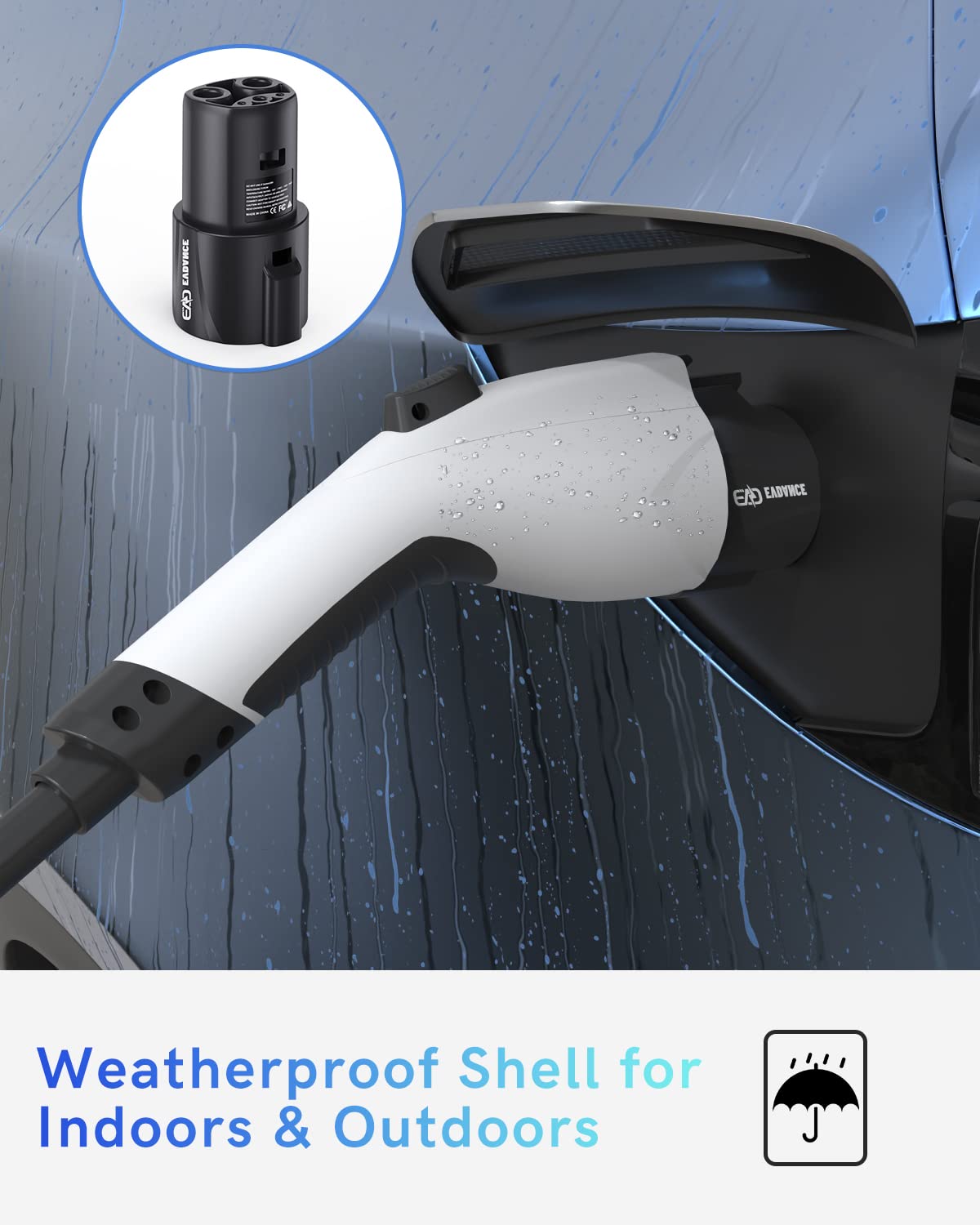 EVSloth SAE J1772 to Tesla Charging Adapter 80 Amp/ 240V - Image 3