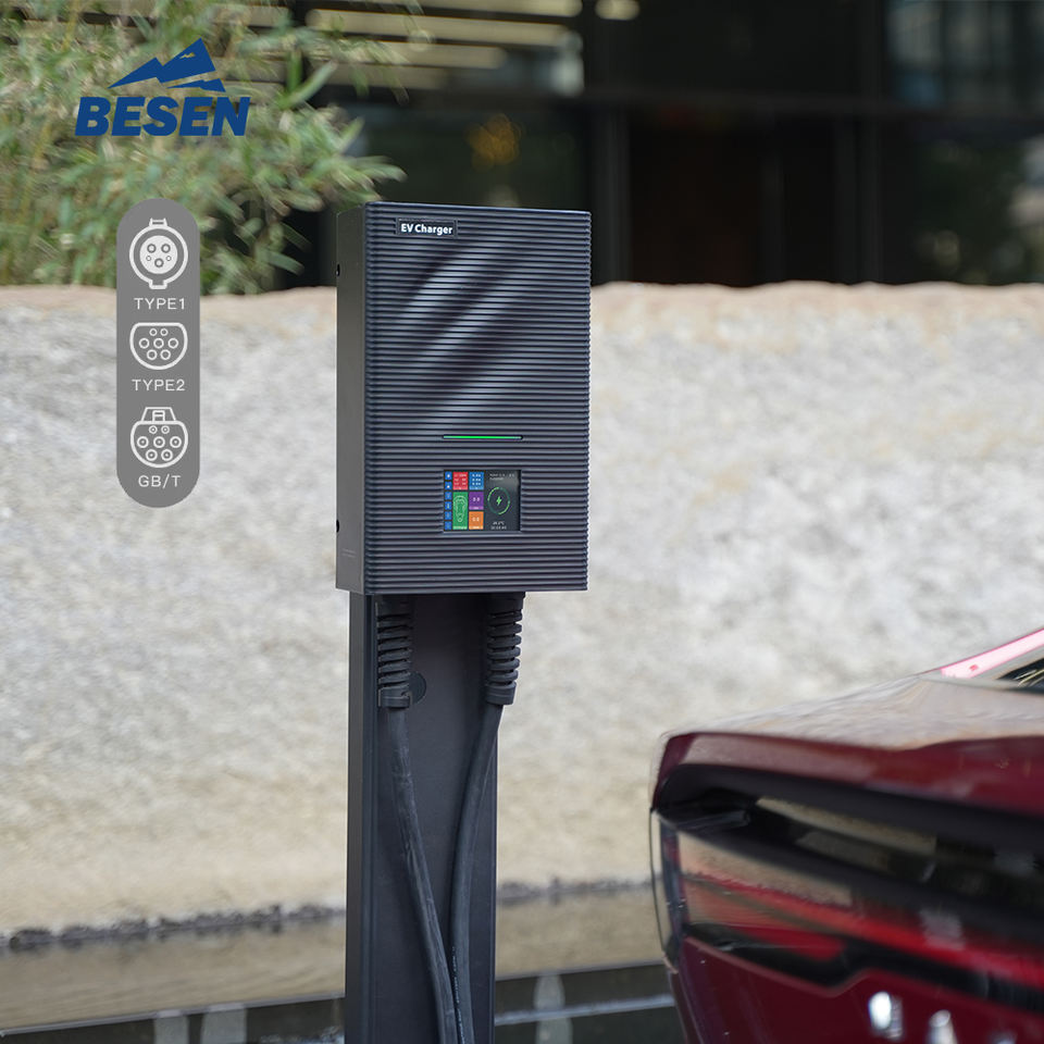22kW 3-Phase EV Charger Wallbox IP67 Waterproof IEC 62196-2 EVSE Charging Station