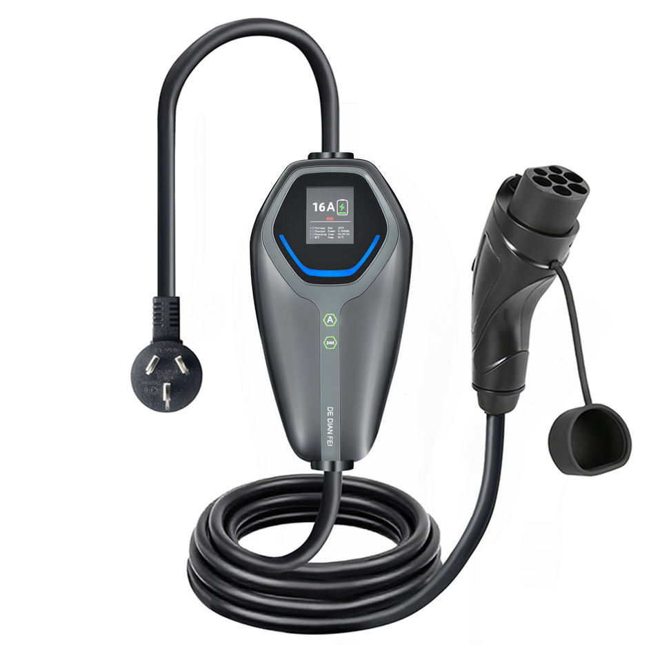 Universal 7kW Portable Wall-Mount EV Charger J1772 Type1/Type2 - Image 4