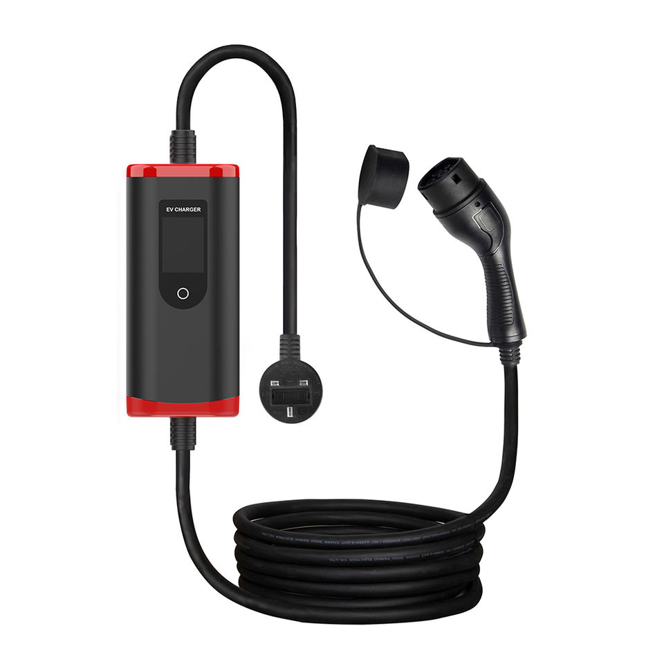 AUXUS Multi-Standard Portable EV Charger 7KW 32A J1772 Type1 Type2 GB/T 5M Cable Charging Box