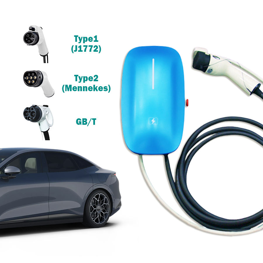 Sennan Home Level 2 EV Charger 50A 240V Indoor Outdoor Wall-Mount WiFi Bluetooth Smart Station - Image 4