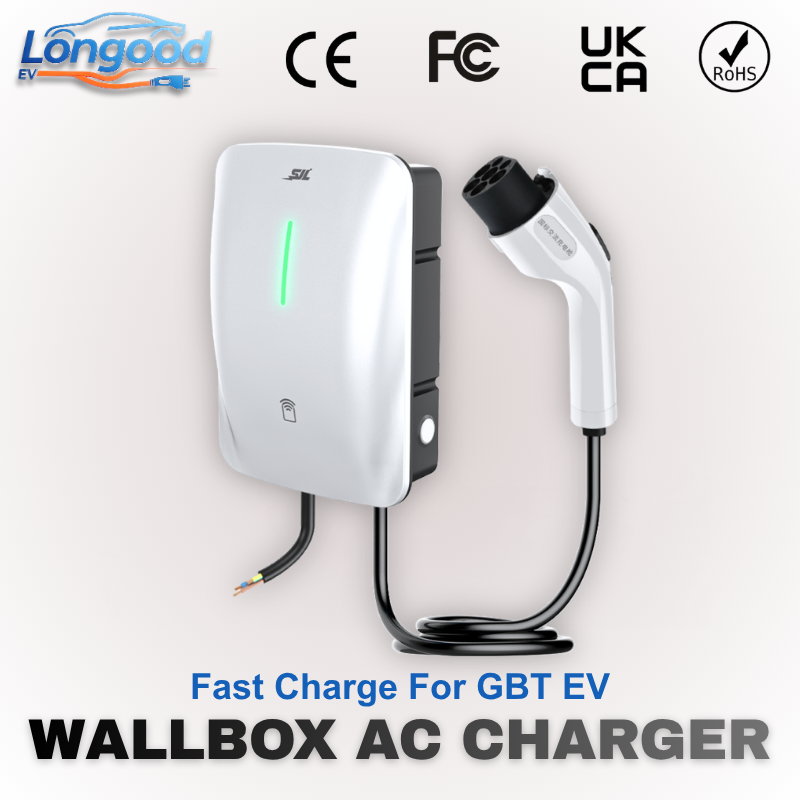 Longood 22kW 3-Phase Commercial EV Charger Wallbox WiFi APP 4G GBT Level 2 Smart Station