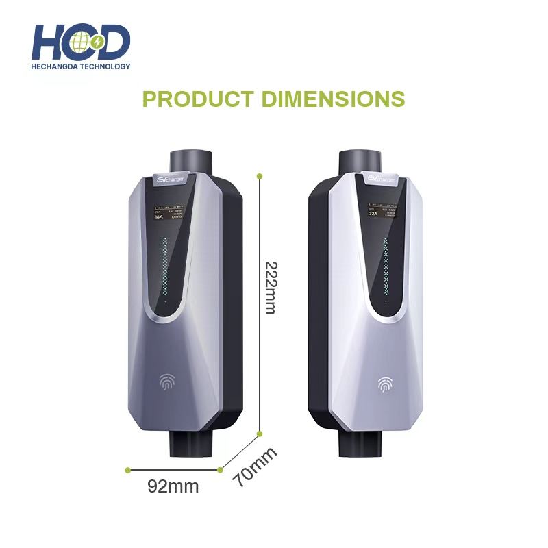 HCD Type 2 Portable EV Charger 7-22kW 32A WiFi APP Smart AC Home Travel Charging Station - Image 5