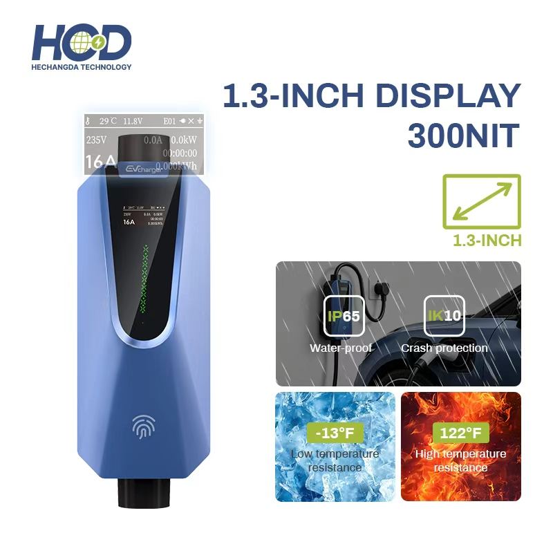 HCD Type 2 Portable EV Charger 7-22kW 32A WiFi APP Smart AC Home Travel Charging Station - Image 3