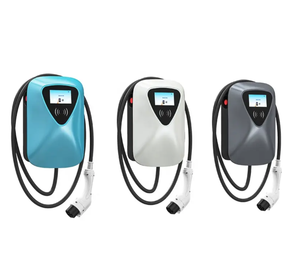 Wall-Mounted EV Charging Station 7KW-22KW 16A-32A CCS Compatible Home Electric Vehicle Charger