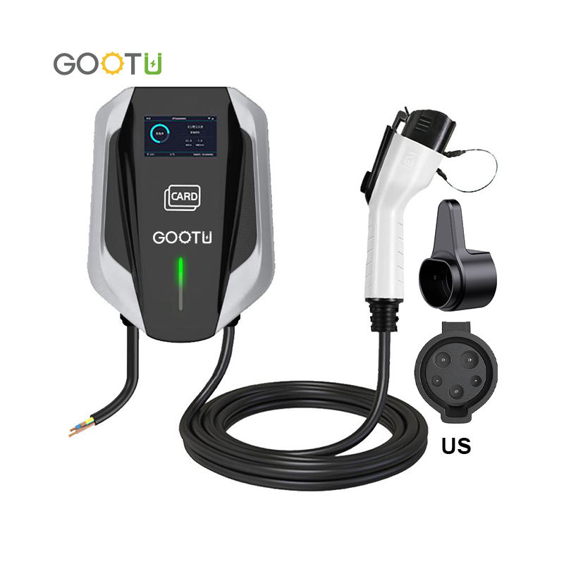 32A J1772 EV Charger NEMA 14-50 Wall Mount & Portable Level 2