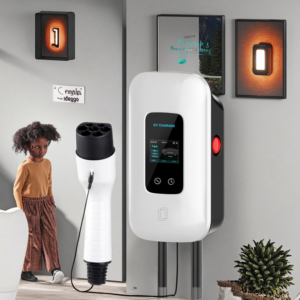 Olink 7kW 11kW J1772 Wall-Mounted EV Charger Level 2 - Image 2