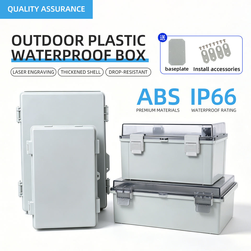 Outdoor Waterproof EV Charger Enclosure Box Transparent Cover Weatherproof Protection Case
