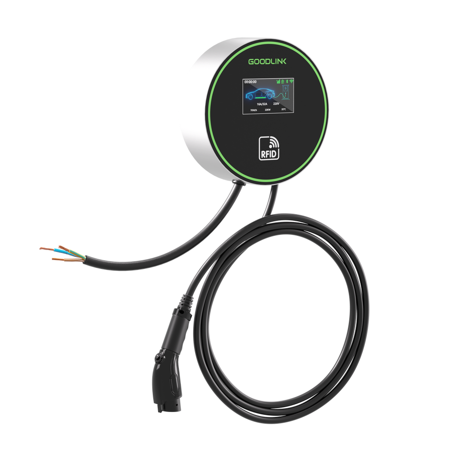Multi-Standard 7-22kW Adjustable EV Charger Type 1/Type 2/Tesla/GBT Wall Mounted 16A-48A