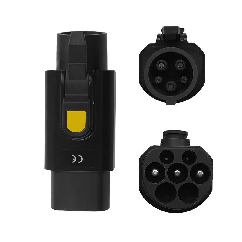 Qiaoyi 7KW 32A Portable EV Charger Type2 to Type1 Adapter with Charging Gun for J1772 Cars