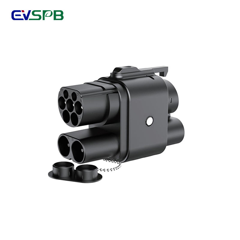250kW DC+AC CCS2 to CCS1 Fast Charging Adapter with Switch EV Connector Converter