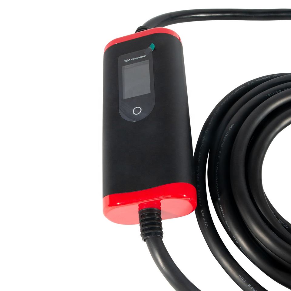 Portable Level 2 J1772 EV Charger 40A 240V NEMA 14-50 5M Cable Fast Home Travel Charging