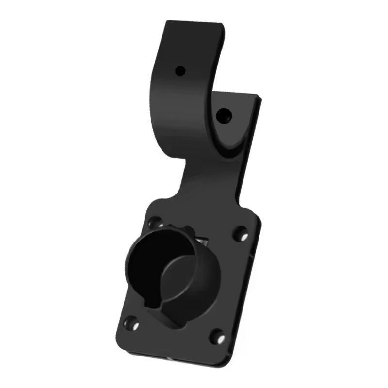 Type 2 J1772 EV Charger Wall Bracket Holder Strong ABS Mount with Screws for Charging Cable Dock