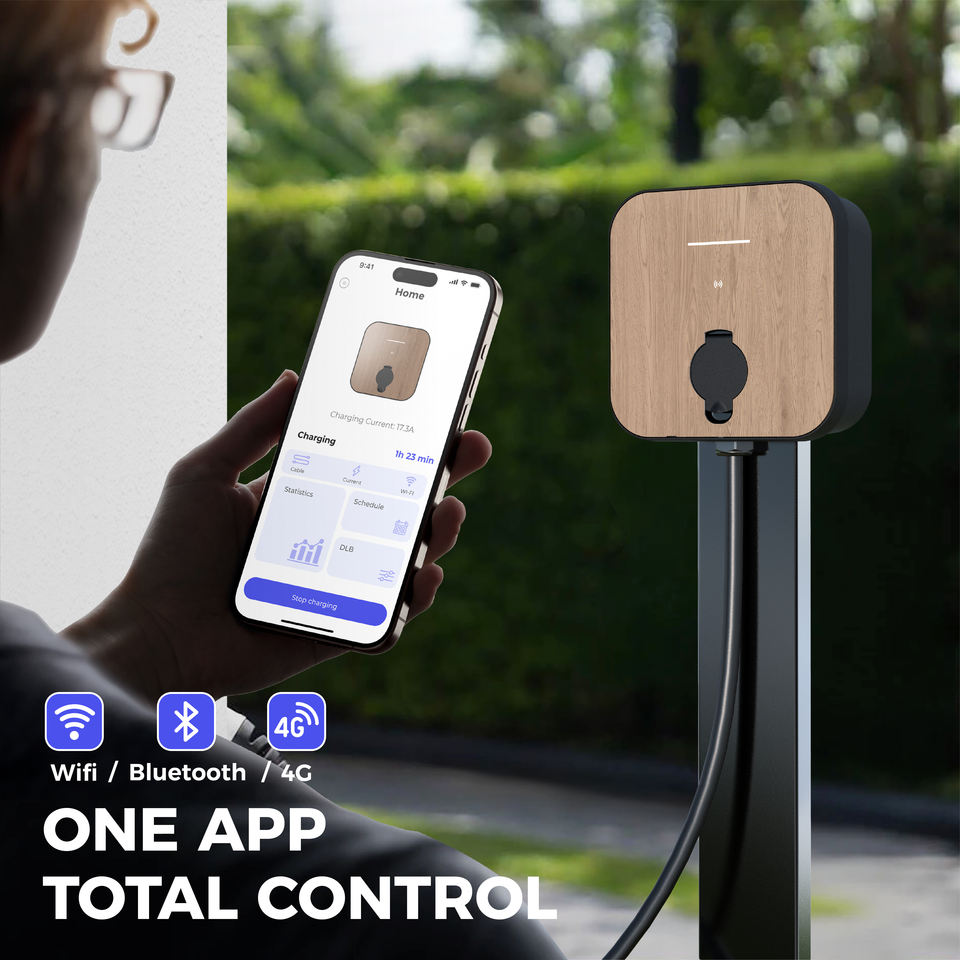 Smart APP 7.4kW EV Wallbox AC Charger Station Remote Control - Image 2