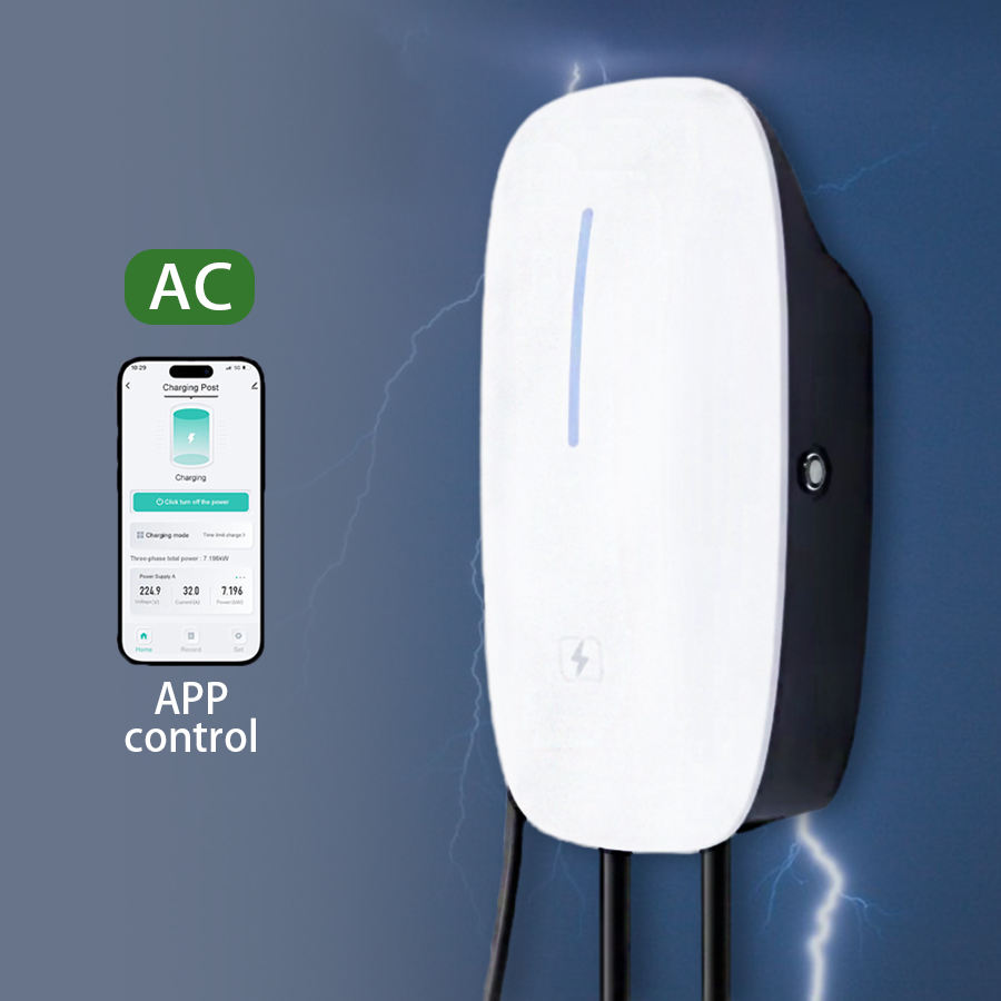 Sennan Home Level 2 EV Charger 50A 240V Indoor Outdoor Wall-Mount WiFi Bluetooth Smart Station - Image 2