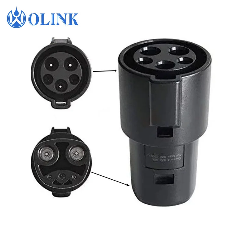 J1772 to Tesla EV Charging Adapter 60A 250V AC SAE for Tesla Model 3 S X Y